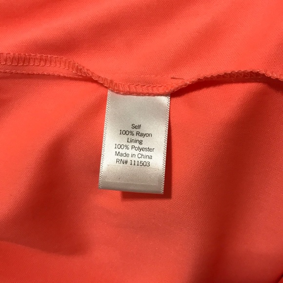 APT. 9 BRIGHT CORAL HI LO FULLY LINED SUNDRESS - Picture 7 of 9